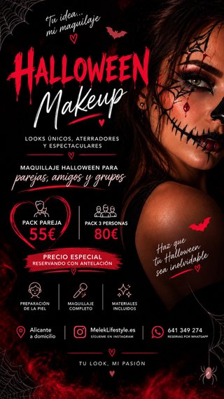 Maquillaje Halloween Alicante - MelekLifestyle