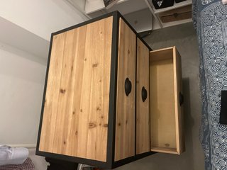 Cajonera madera y metal