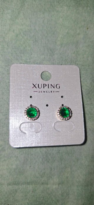 Pendientes de acero cristal con cristal