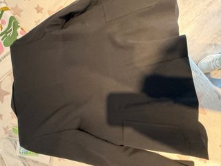 Mango Chaqueta Negra Mujer Americana
