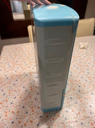 Nevera de Juguete Azul, con sonido y produce hielo