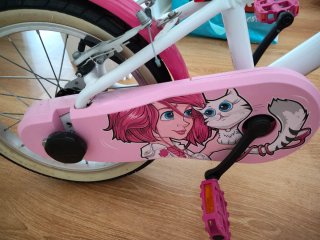 Bicicleta Infantil Rosa y Blanca
