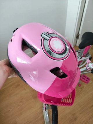 Bicicleta Infantil Rosa y Blanca