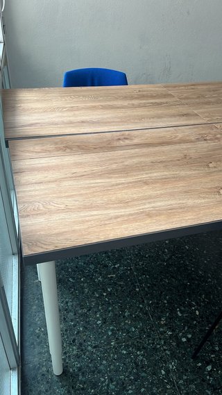 Mesa escritorio Ikea vinilo madera