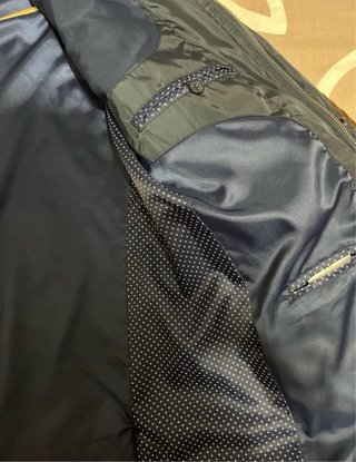 Chaqueta de Hombre Azul y Marrón
