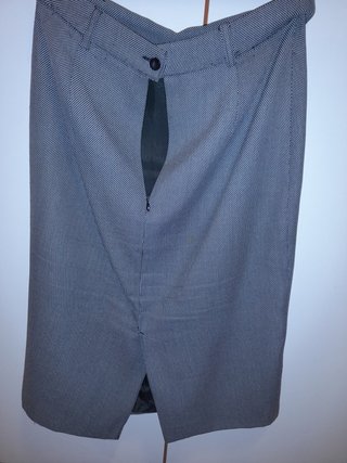Tailleur vintage Fellini M grigio/bianco