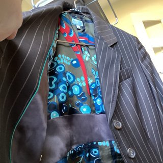 Traje falda T 38, Paul Smith forrado en seda