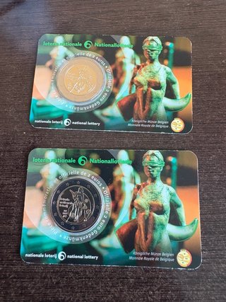 2 Coincards 2 Euros Bélgica 2025