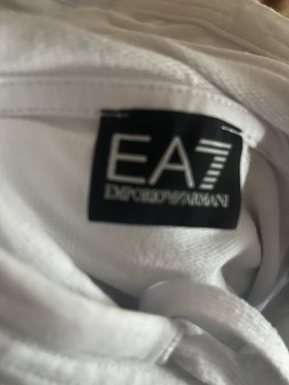 Sudadera EA7 Emporio Armani Blanca