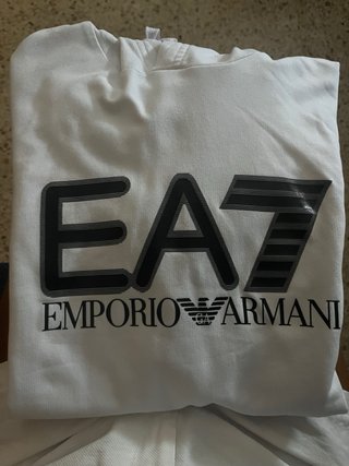 Sudadera EA7 Emporio Armani Blanca
