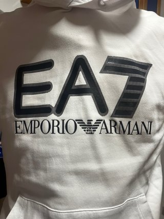Sudadera EA7 Emporio Armani Blanca