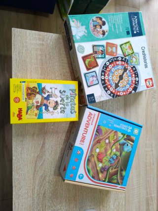 Lote de 3 Juegos de Mesa Infantiles (6 años aprox)