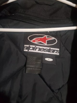 Chaqueta Moto Alpinestars Negra y Gris