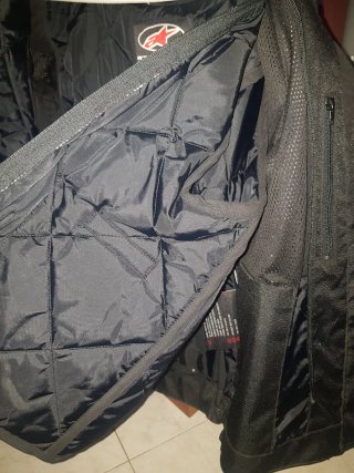 Chaqueta Moto Alpinestars Negra y Gris