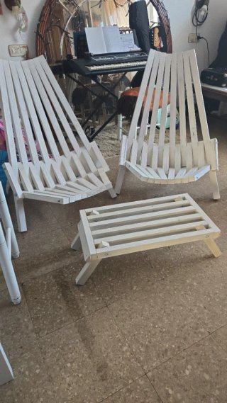 Sillas Kentucky de Madera tratada y pintada