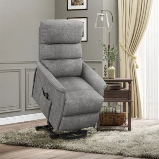 Sillón levanta personas tela gris