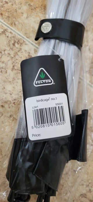 Paraguas Fulton Negro a estrenar