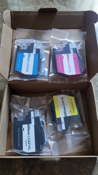 4 Cartuchos Tinta Brother LC421XL