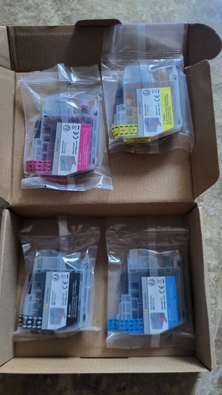 4 Cartuchos Tinta Brother LC421XL