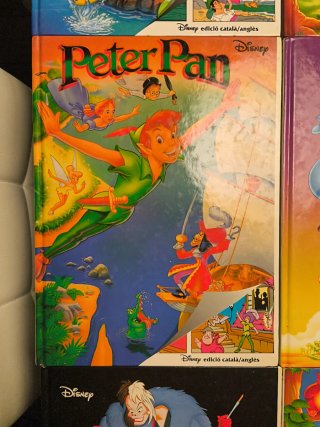Coleccion (9)  libros Disney caralà/anglès