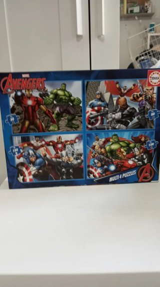 Puzzles Vengadores Educa 4 en 1