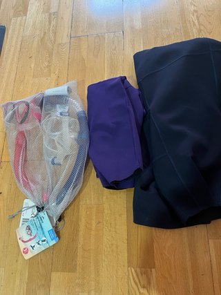 Traje de Neopreno Olaian y Set de Snorkel