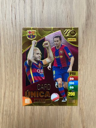 Card Única de Iniesta Adrenalyn XL 24/25