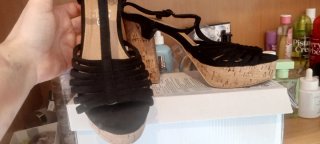 Sandalias de tacón con plataforma