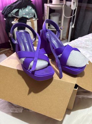 Zapatos de tacón Marypaz morados
