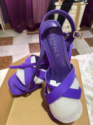 Zapatos de tacón Marypaz morados