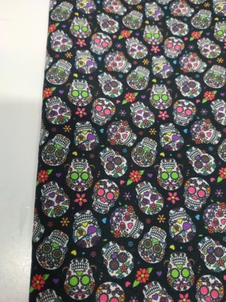 Retal de Tela con Estampado de Catrinas 2m