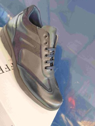 Scarpe uomo in pelle blu 42 43 44 45