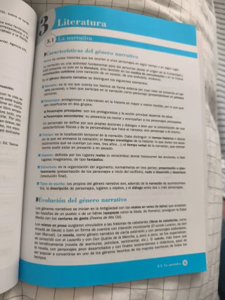 Lengua y literatura, ESO 2