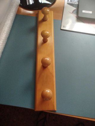 Perchero de Pared de Madera