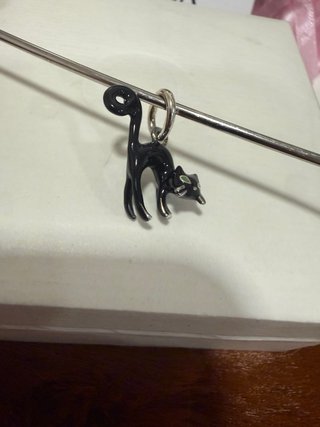 Charm Gato Pandora Negro