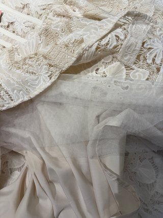 Vestido blanco de encaje
