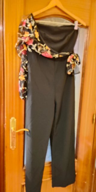 Mono largo bordado floral