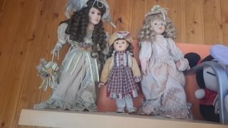 Muñecas de porcelana antiguas