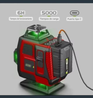 Nivel Láser 4D 16 Líneas Autonivelante Trípode