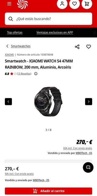 Xiaomi Watch S4 47mm Arcoíris