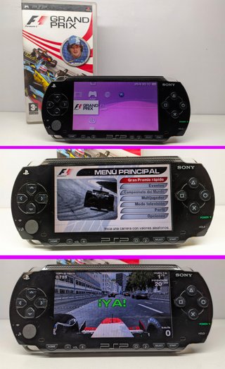 PSP 1004 Negra + Juego F1 + Regalo 2.g.b