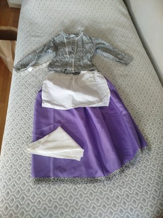 Vestido casera talla única, 6 años