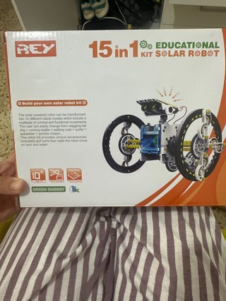 Kit Educativo Robot Solar 15 en 1