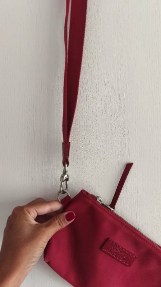 Cartera Longchamp Granate