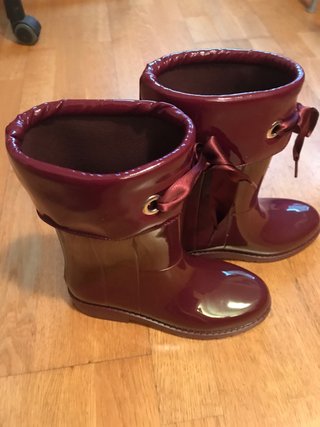 Botas de agua IGOR talla 35 color granate.