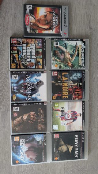 Lote de 9 Juegos para PS3 y PS2