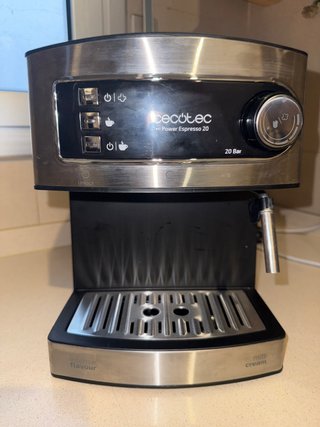 Cafetera Cecotec express manual 20bar