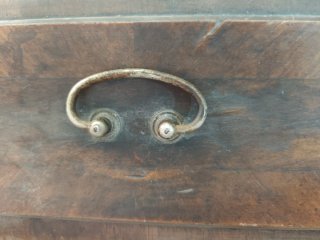 Tapa Antigua de Madera para Máquina de Coser