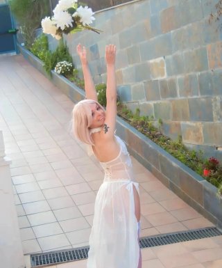Cosplay de Novia Mash Kyrielight