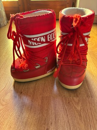 Botas de Nieve Moon Boot Rojas